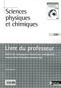 Picture of Sciences physiques et chimiques CAP Livre du professeur