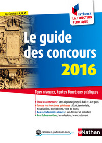 Image de Le guide des concours 2016 n19 (Comment intégrer la fonctionpublique) 2015