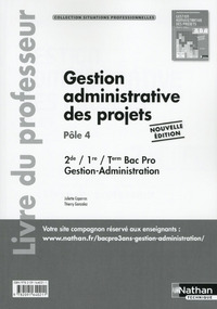 Picture of Gestion administrative des projets Pôle 4 2e/1e/Term Bac pro GA - professeur (SP) - 2016