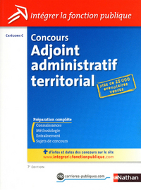 Picture of CONCOURS ADJOINT ADMINISTRATIF TERRITORIAL N08 CATEGORIE C (INTEGRER LA FONCTION PUBLIQUE) 2012