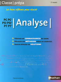 Image de Analyse - PC-PC* PSI-PSI* PT-PT* Classe Prépa