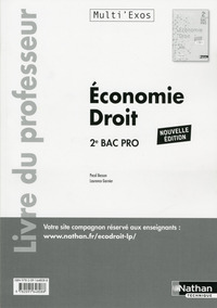 Picture of Economie Droit - 2ème BAC PRO (Multi'Exos) Professeur - 2017