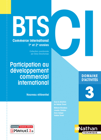 Picture of Participation au développement commercial international - BTS CI Livre + licence élève 2021
