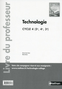 Picture of Technologie cycle 4 (5ème/4ème/3ème) - professeur - 2016