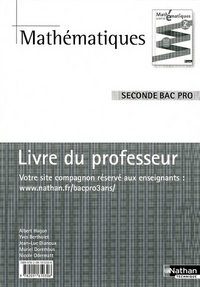 Picture of Mathématiques - 2e Bac Pro Livre du professeur Livre du professeur
