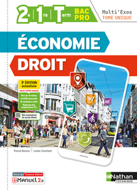 Picture of Economie Droit - 2e-1re-Term - Tome unique Bac Pro (Multi'Exos) Livre + licence élève - 2022