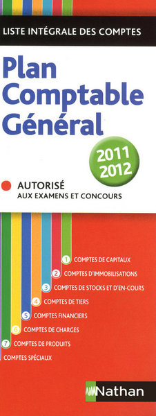 Image de PLAN COMPTABLE GENERAL 2011/2012