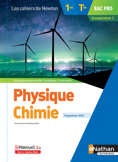 Picture of Physique-chimie 1re/Term Bac Pro - Groupement 1 - (Les cahiers de Newton) - Livre + licence élève