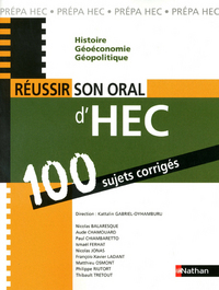 Picture of Réussir son oral d'HEC 100 sujets corrigés