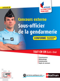 Image de Concours Sous-officier de la gendarmerie (intégrer la fonction publique) Catégorie B numéro 23 2015