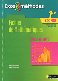 Picture of Fichier de Mathématiques - 1re Bac Pro Groupement C Exos et méthodes Livre de l'élève