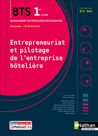 Picture of Entrepreneuriat et pilotage de l'entreprise hôtelière - BTS1 (BTS MHR) - Livre + licence élève
