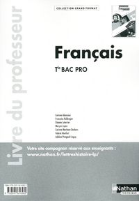 Picture of Français - Terminale Bac Pro - Livre du professeur Livre du professeur Grand Format