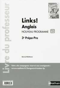 Picture of Links ! Anglais - Niveau A2 - 3ème Prépa-pro - Prosseur 2017