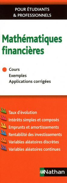 Image de MATHEMATIQUES FINANCIERES 2011
