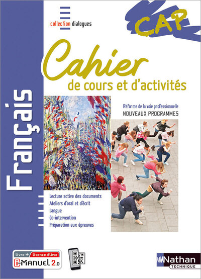 Picture of Français CAP - Cahier de cours et d'activités (Dialogues) Livre + licence élève - 2020