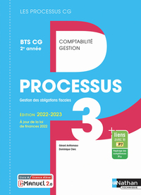 Picture of Processus 3 - BTS CG 2ème année (Les processus CG) Livre + licence élève - 2022
