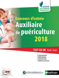 Picture of Concours entrée auxiliaire puériculture N°35 écrit + oral -Intégrer les écoles paramédicales - 2018