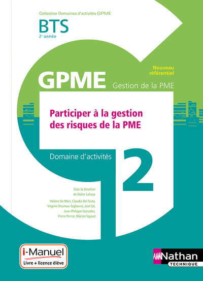 Picture of Domaine d'activité 2 - BTS 2ème année GPME (DOM ACT GPME) Livre + licence élève - 2019