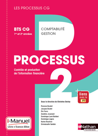 Picture of Processus 2 BTS CG 1ère et 2ème années (Les Processus CG) Livre + licence élève 2017