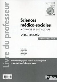Picture of Sciences médico-sociales (poch) 2e Bac pro ASSP option en structure et à domicile professeur - 2016