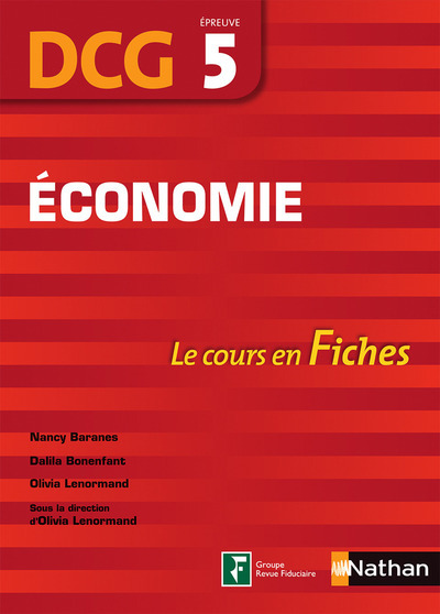 Picture of Economie Epreuve 5 DCG - Le cours en fiches - 2016