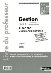 Picture of Gestion - Pôle 1 - 2e Bac Pro Situations Professionnelles Livre du professeur