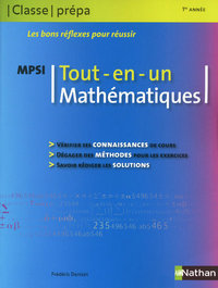 Picture of Mathématiques MPSI - 1re année Tout-en-un - Classe prépa scientifique