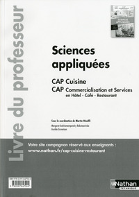Picture of Sciences appliquées - CAP Cuisine/CAP Commercialisation et services en HCR - LIVRE DU PROFESSEUR