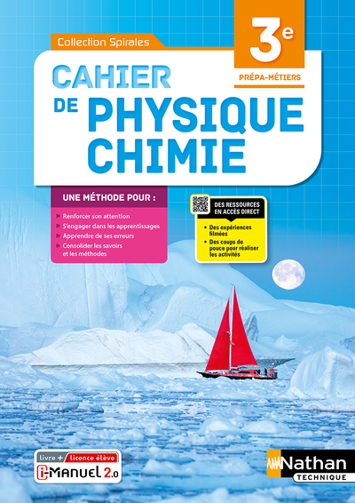Picture of Physique-chimie 3 ème Prépa métiers - Livre + Licence élève 2022