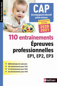 Picture of 110 entraînements - Epreuves prof. EP1 EP2 EP3 - CAP accompagnant éducatif petite enfance (EFS)