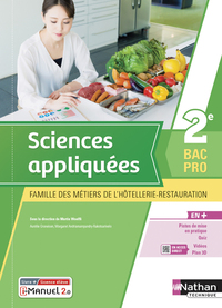 Image de Sciences appliquées 2e Bac Pro MHR - Livre + licence élève - 2021