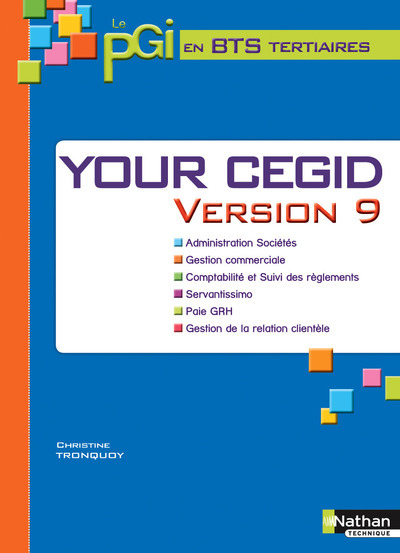 Image de Your Cegid Version 9 BTS Tertiaires 1re et 2e années Livre de l'élève