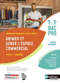 Picture of Animer et gérer l'espace commercial - Option A - 1ère et Term Bac pro - Livre + licence élève - 2020