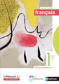 Image de Français 1ère (L'esprit et la lettre) Livre + Licence élève 2019