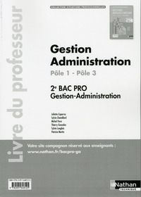 Picture of Gestion Administration - Pôle 1/Pôle 3 - 2e BAC PRO (Situations Professionnelles) 2017 - Professeur