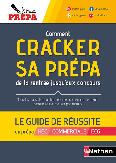 Picture of Comment cracker sa prépa de la rentrée jusqu'aux concours : Le guide de réussite - 2022