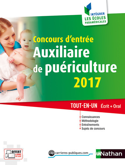 Image de Concours entrée auxiliaire puériculture N 35 écrit + oral -Intégrer les écoles paramédicales - 2016