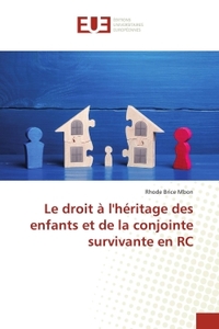 Picture of Le droit à l'héritage des enfants et de la conjointe survivante en RC