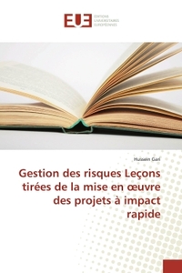 Picture of Gestion des risques Leçons tirées de la mise en oeuvre des projets à impact rapide