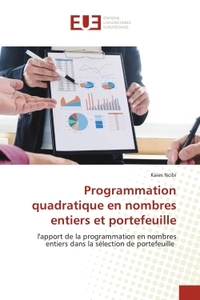 Picture of Programmation quadratique en nombres entiers et portefeuille