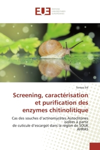 Picture of Screening, caractérisation et purification des enzymes chitinolitique
