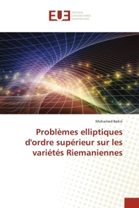 Picture of Problèmes elliptiques d'ordre supérieur sur les variétés Riemaniennes