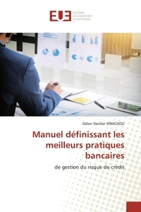 Picture of Manuel définissant les meilleurs pratiques bancaires