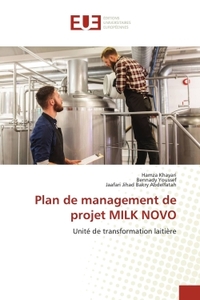 Picture of Plan de management de projet MILK NOVO