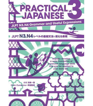 Picture of PRACTICAJAPANESE 3 - JLPT N3, N4 GRAMMAR AND USEFUL EXPRESSIONS