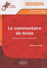 Image de Espagnol - L'épreuve commune de commentaire de texte du concours d'entrée aux ENS