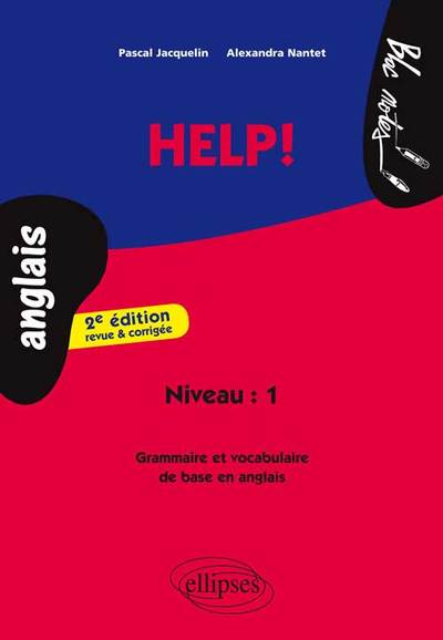 Image de Help! Grammaire et vocabulaire - 2e  édition revue et corrigée - Niveau 1(Anglais)