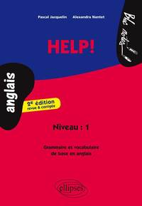 Image de Help! Grammaire et vocabulaire - 2e  édition revue et corrigée - Niveau 1(Anglais)