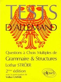 Picture of Tests d'allemand QCM grammaire et structures